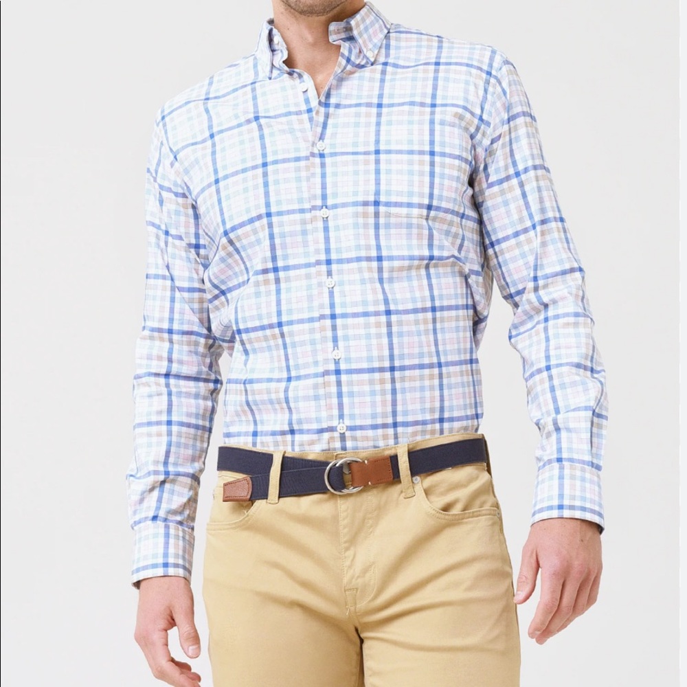 PETER MILLAR
Crown Men's Watkins Crown Lite Cotton-Stretch Sport Shirt